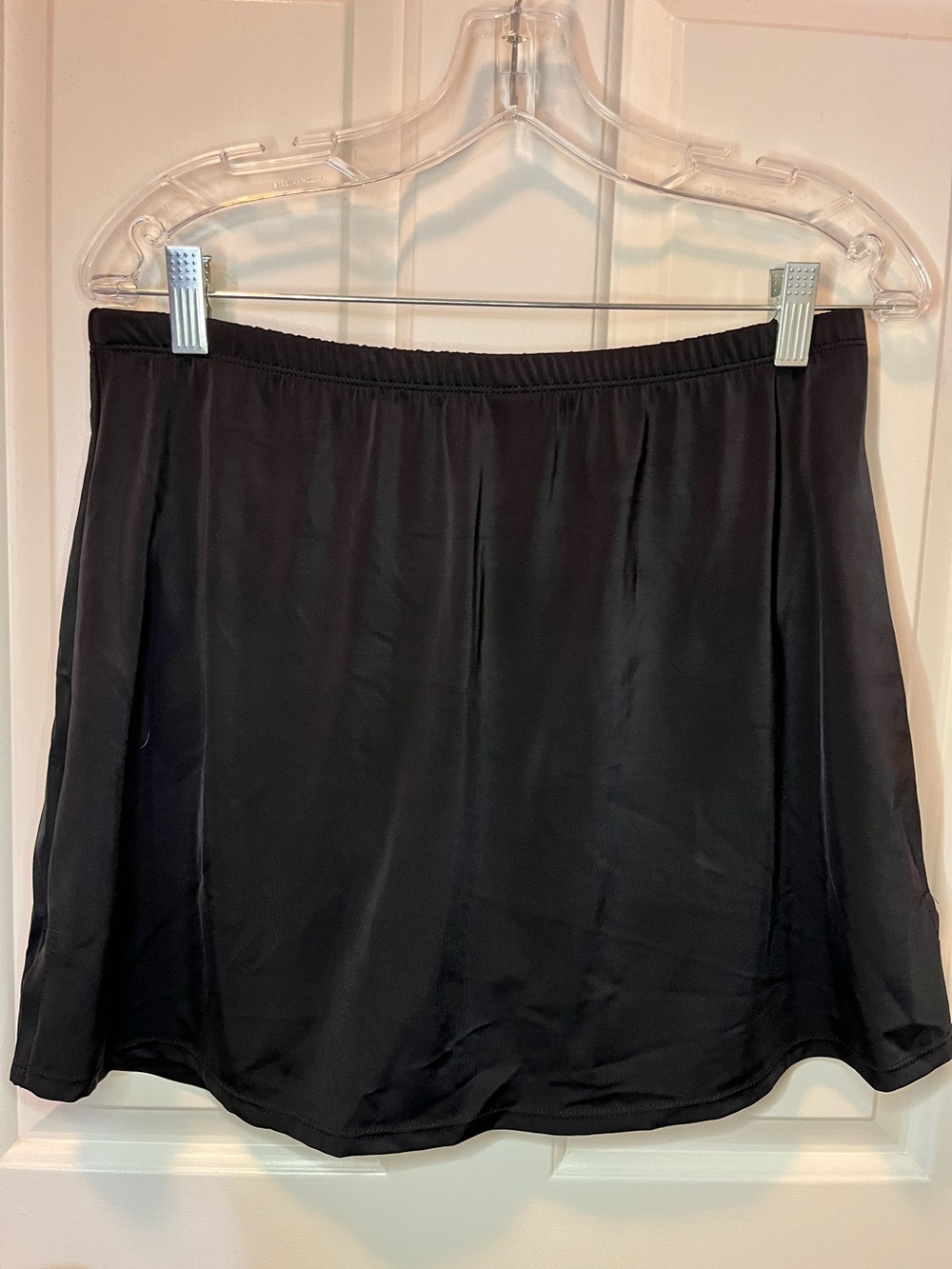 Swimsuits For All Black Swim Skirt with Elastic Waist Sz 16